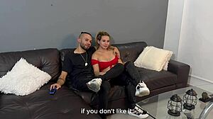 Lonely Neighbor Tricks Best Friend's Son Into Sofa Creampie Fuck