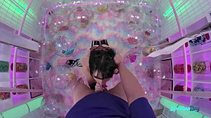 horny goth slut takes rough DOGGYSTYLE cock pounding