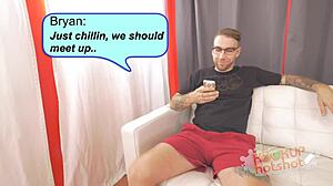 Elizabeth Jolie gags hard then takes wild pussy pounding cumshot!