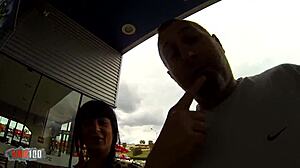 margaux lenoir's huge tits bounce as french milf squirts for cash!