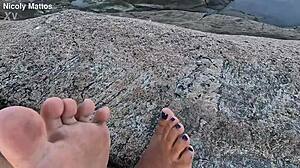 barefoot beach feet fetish exposed for podolatras lovers