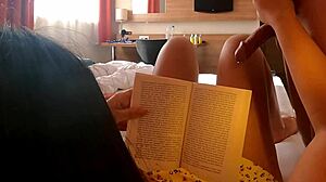 curvy big tits babe edges big cock balls massage