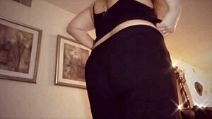 bbw cougar mistress rips clothes heels humiliation ass worship