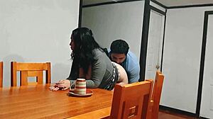 i can't resist fucking my stepmom when she serves breakfast in bed