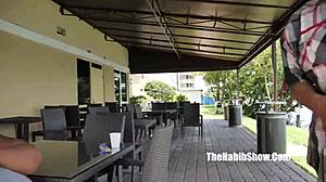 Redboned Country BBW Macchiato Railed by Ebony Monster Cock