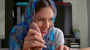 Arab Cleaning Lady Joins My Masturbation For Hard Cowgirl Ride