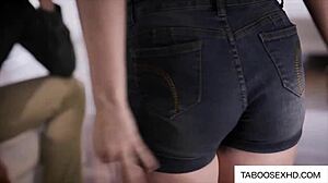 i watched innocent girl ride uncle's fat cock slowly