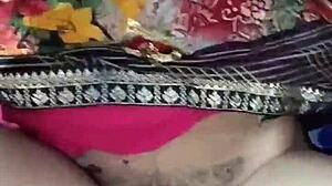 Desi Country Girl's Dirty Hindi Piss Bath in Public