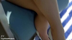 dani jensen and jc simpson swap cum after double blowjob poolside fuck