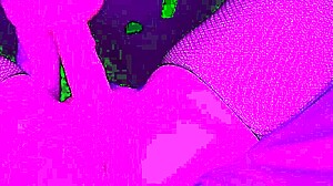 stockinged milf shoves pink dildo deep till wet pussy squirts orgasm