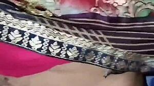 Desi Country Girl's Dirty Hindi Piss Bath in Public