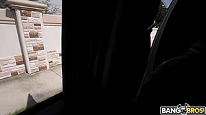 harper madison climbs bangbros bus gets ass fucked hard