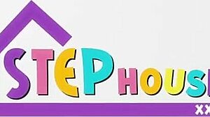 Nevaeh's Natural Big Tits Bounce in Stepbro Missionary Fuck