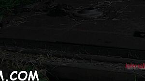 Heels-Clad Sweetheart Fingers Tight Pussy in Naughty BDSM!