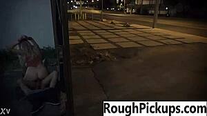 B PICKUPS horny TEEN from STREET for wild FUCK session
