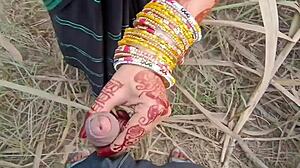 indian desi village girl pisses outdoor public first time