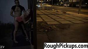 B PICKUPS horny TEEN from STREET for wild FUCK session