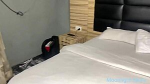 Petite ebony takes monster bbc pussy pounding bedroom