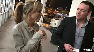 pristine edge cheats boldly squirting on hubby