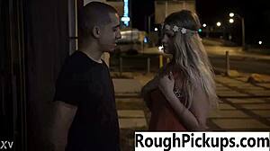 B PICKUPS horny TEEN from STREET for wild FUCK session