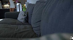 I helped my stepbrother through breakup then he creampied my wet pussy close-up