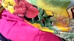 Desi Country Girl's Dirty Hindi Piss Bath in Public