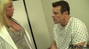 naughty doctor big tits craves patient's throbbing cock deep suck