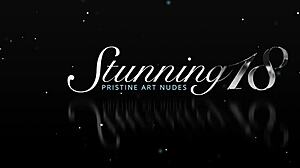 Teen slut hostia t fingers her shaved pussy in naughty lingerie play!