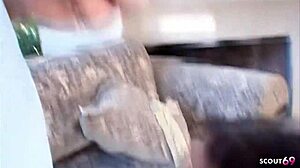 skinny small tits slut lets stranger dump huge cumloads in mmf?