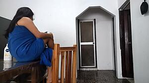 perverted stepfather strokes furiously spying her bathroom secrets from the shadows