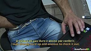 Esposa Devora Pauzudo Sobrinho-Postiço em Cuckold Parte 3