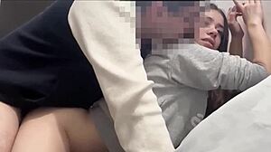 Slim College Girl Shakes Tight Ass on Cock to Creampie