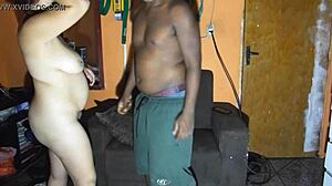 Fat bbw fucks homeless guy right at home