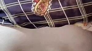 Desi Country Girl's Dirty Hindi Piss Bath in Public