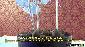 Esposa Devora Pauzudo Sobrinho-Postiço em Cuckold Parte 3