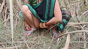 indian desi village girl pisses outdoor public first time