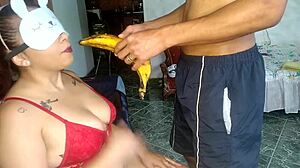 blindfolded niece plays taste game sucking uncle's cock lustylatinasex