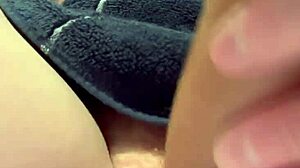 Scarlet Fills Her Homemade Petite Pussy with Thick Cum