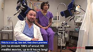 Jackie Banes gets gyno exam from nurse Lilith Rose hidden cam