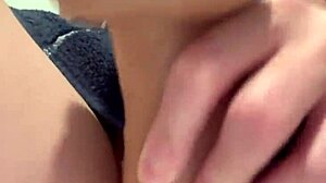 Scarlet Fills Her Homemade Petite Pussy with Thick Cum