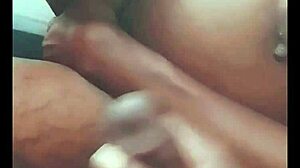 stepmom's jerking my hairy bbc till she explodes horny