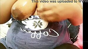 sexy north indian girl bares her huge boobs up close