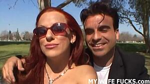 black mistress fulfills cuckold fantasy humiliating old slave with monster bbc