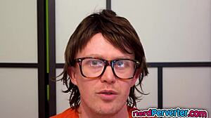 Nerd Pounds Tattoo-Covered British Bitch in Wild Banging Session