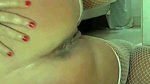 shoving vibrator deep ass come jerk off with me