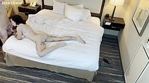 Tattooed Beauty Delivers Deep Sloppy Sucking Blowjob Frenzy Raw