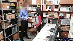 Hot Latina Teen Licks Lollipop Before Garage Cock Pounding