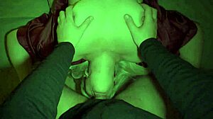 Fucking stepmom's throat deep cum in mouth rough pov swallow!