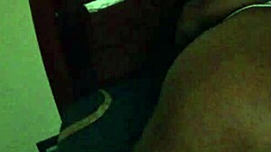 Stepsister enjoys birthday fun alone at home with stepbrother nearby