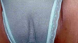 horny latina neighbor begs for cumshot to get pregnant shaved wet pussy